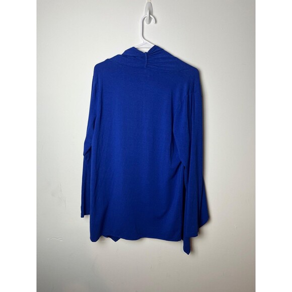 Coolibar Cardigan Womens Large Blue Open Front Wrap UPF 50+ Sun Protection Drape - Picture 6 of 8